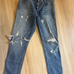 Levi's 501 White Oak Straight Leg Jeans